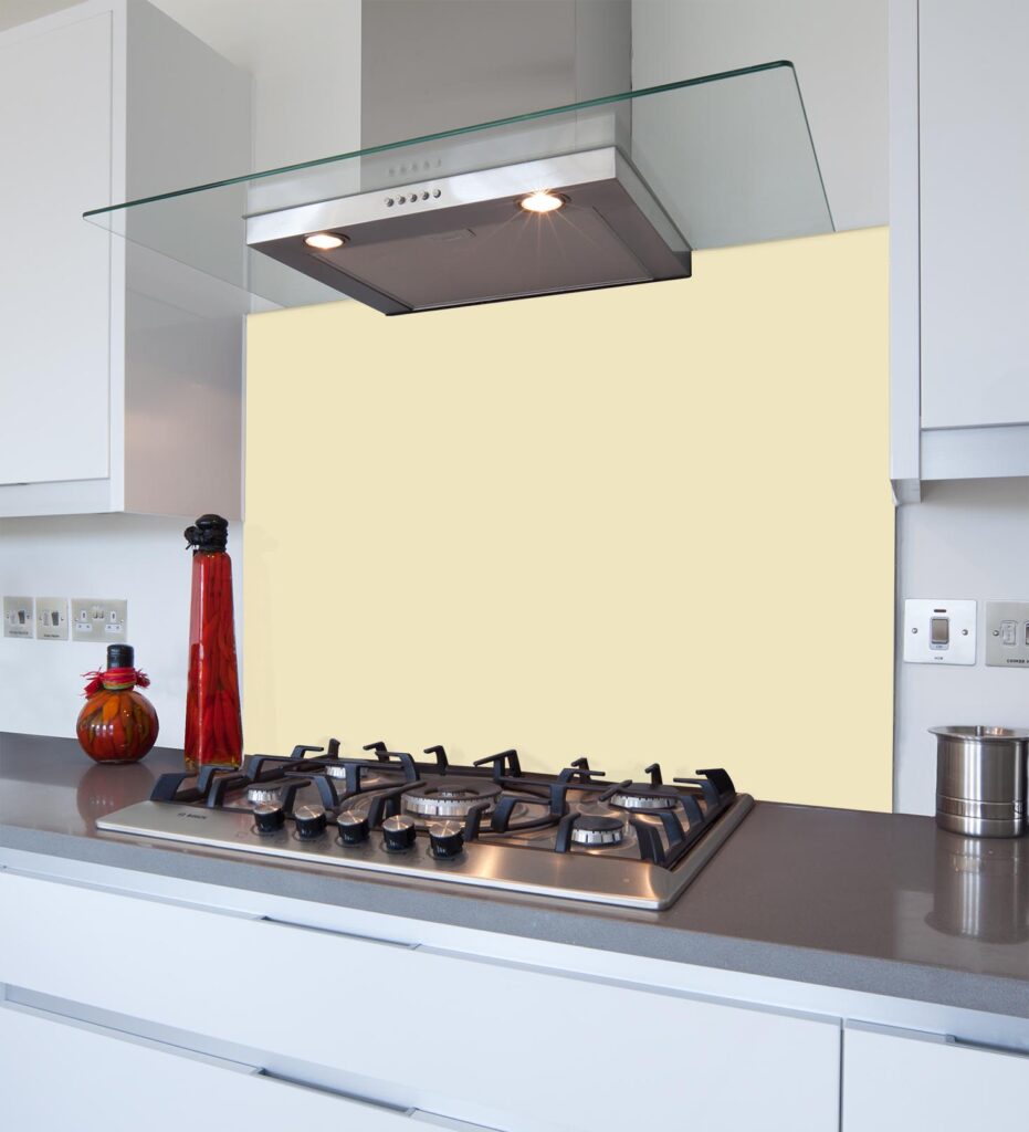 Cream Glass Splashbacks