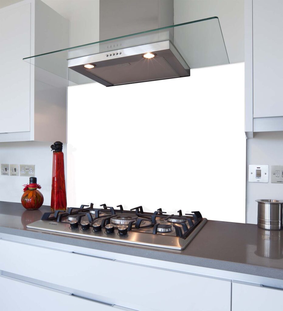 White Glass Splashbacks