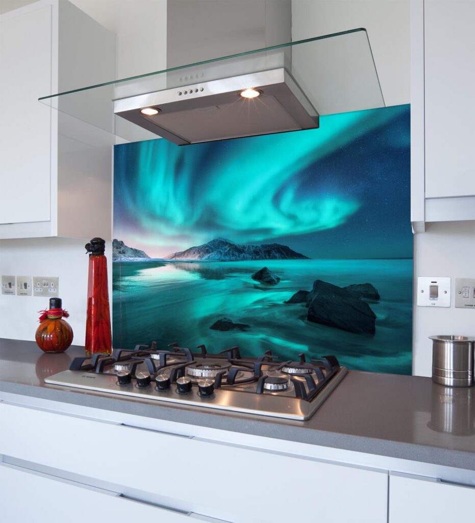 Nature Printed Glass Splashbacks